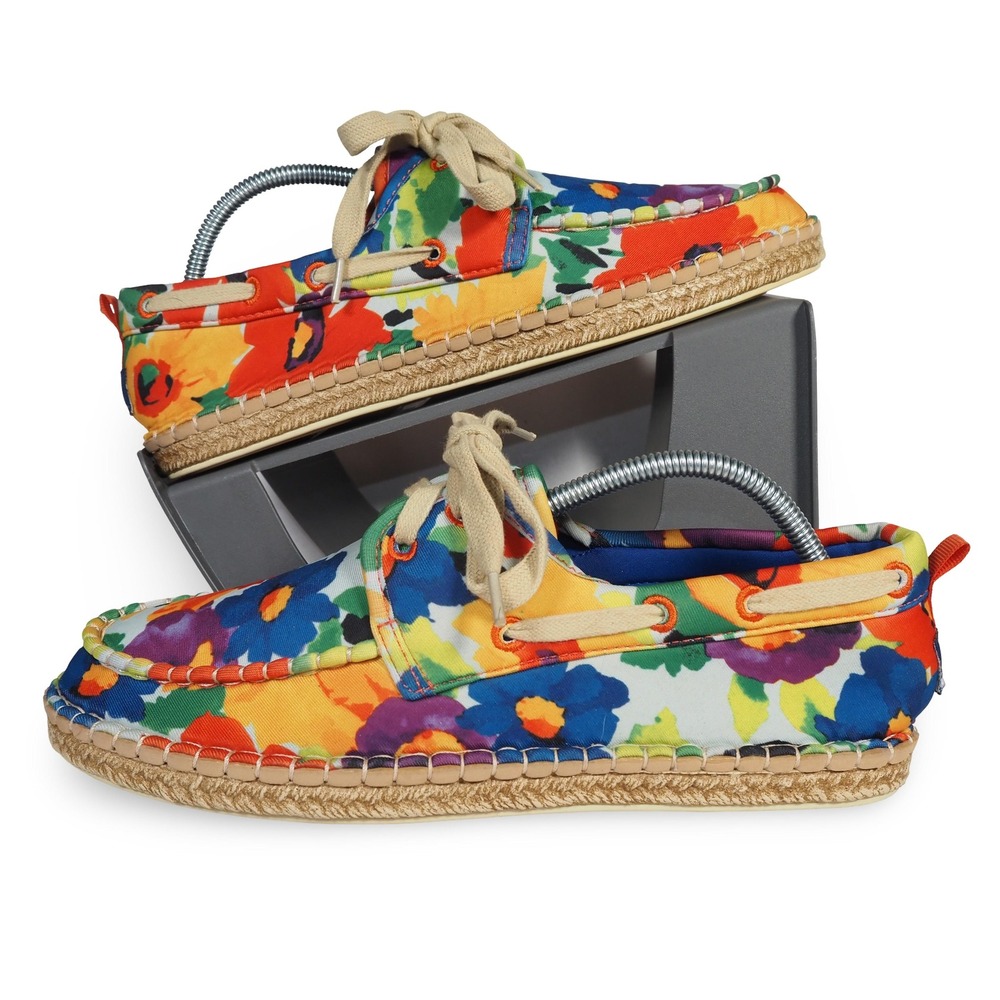 Sea Star Beachwear x Frances Valentine Riviera Boat Shoes Floral Womens 8